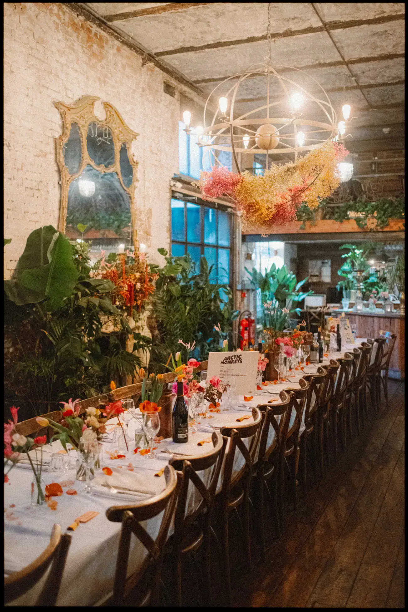 table set up details at clapton country club
