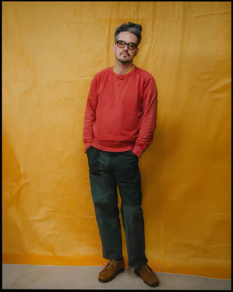 Portrait of Dale Weeks, documentary and editorial wedding photographer based in Hastings, Sussex.