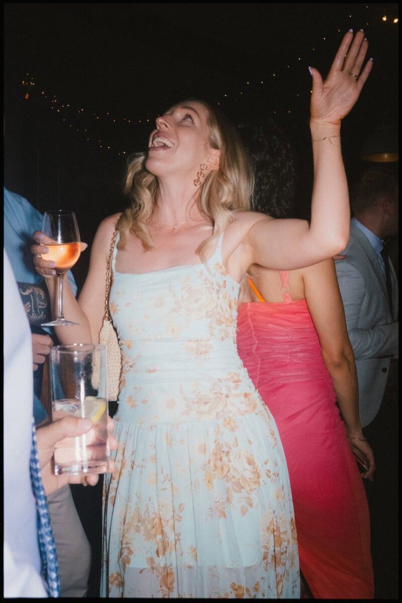 The Depot N7 wedding photographer London — guest on dancefloor