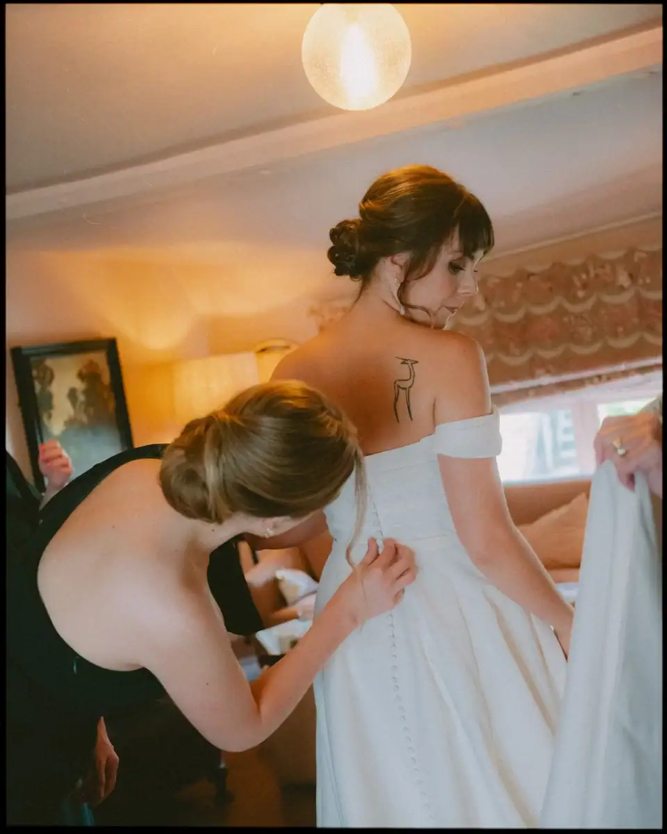 bridal prep at the george in rye