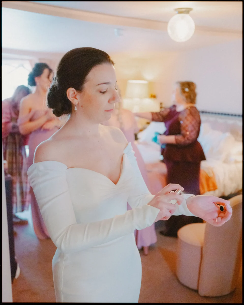 george in rye wedding photographer bride getting ready in the morning