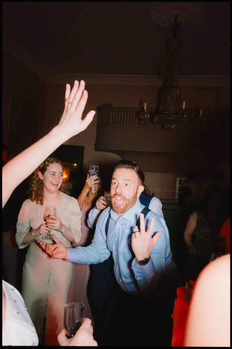 george in rye wedding photographer groom dancing